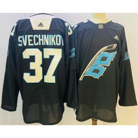NHL Hurricanes 37 Andrei Svechnikov 2022 New Adidas Men Jersey