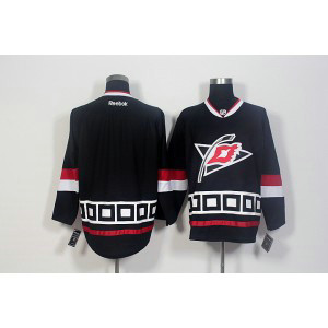 NHL Hurricanes Blank Black Third Men Jersey