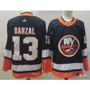NHL Islanders 13 Mathew Barzal Blue Adidas Men Jersey