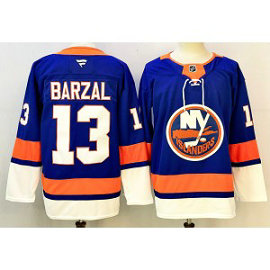 NHL Islanders 13 Mathew Barzal Blue New Men Jersey