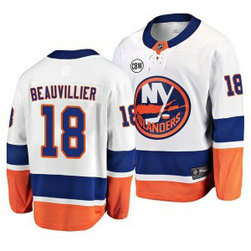 NHL Islanders 18 Anthony Beauvillier White Men Jersey NHL Islanders 18 Anthony Beauvillier White Men Jersey