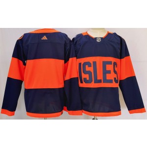 NHL Islanders Blank 2024 Stadium Series Adidas Men Jersey