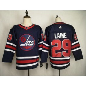 NHL Jets 29 Patrik Laine Blue 2019 New Adidas Men Jersey