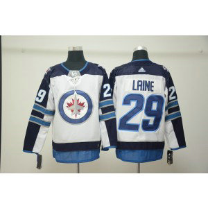 NHL Jets 29 Patrik Laine White Adidas Men Jersey
