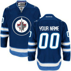 NHL Jets Reebok ized Premier Home Customized Men Jersey