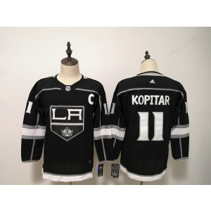 NHL Kings 11 Anze Kopitar Black Adidas Women Jersey