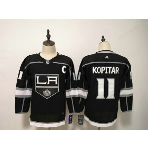 NHL Kings 11 Anze Kopitar Black Adidas Youth Jersey