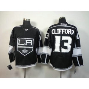NHL Kings 13 Kyle Clifford Black Home Men Jersey