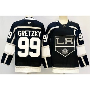 NHL Kings 99 Wayne Gretzky Black 2024 New Fanatics Men Jersey