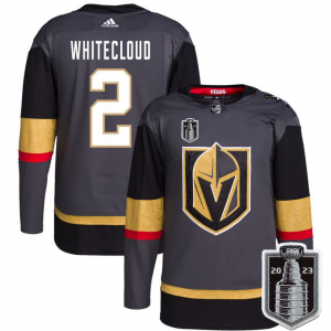NHL Knights 2 Zach Whitecloud Gray 2023 Stanley Cup Final Adidas Men Jersey NHL Knights 2 Zach Whitecloud Gray 2023 Stanley Cup Final Adidas Men Jersey
