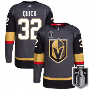 NHL Knights 32 Jonathan Quick Gray 2023 Stanley Cup Final Adidas Men Jersey NHL Knights 32 Jonathan Quick Gray 2023 Stanley Cup Final Adidas Men Jersey