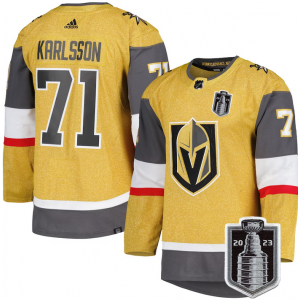 NHL Knights 71 William Karlsson Gold 2023 Stanley Cup Final Adidas Men Jersey NHL Knights 71 William Karlsson Gold 2023 Stanley Cup Final Adidas Men Jersey