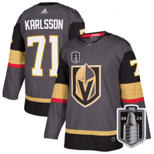 NHL Knights 71 William Karlsson Gray 2023 Stanley Cup Final Adidas Men Jersey NHL Knights 71 William Karlsson Gray 2023 Stanley Cup Final Adidas Men Jersey