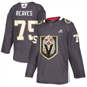 NHL Knights 75 Ryan Reaves Gray Dia De Los Muertos Adidas Men Jersey NHL Knights 75 Ryan Reaves Gray Dia De Los Muertos Adidas Men Jersey