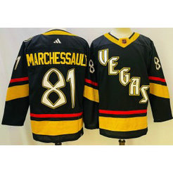 NHL Knights 81 Jonathan Marchessault Black 2022-23 Retro Adidas Men Jersey