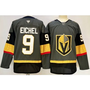 NHL Knights 9 Eichel Grey 2024 New Fanatics Men Jersey