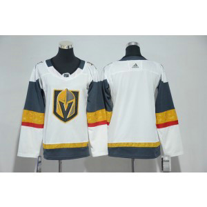 NHL Knights Blank White Adidas Women Jersey