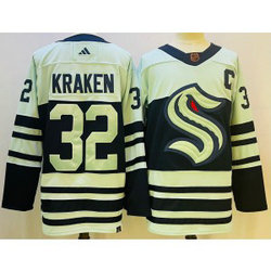 NHL Kraken 32 Kraken 2022-23 Retro Adidas Men Jersey