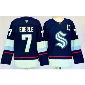 NHL Kraken 7 Jordan Eberle Navy 2024 New Fanatics Men Jersey