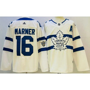 NHL Leafs 16 Mitchell Marner White 2022-23 Retro Adidas Men Jersey