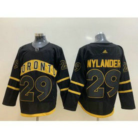NHL Leafs 29 William Nylander Black Adidas Men Jersey