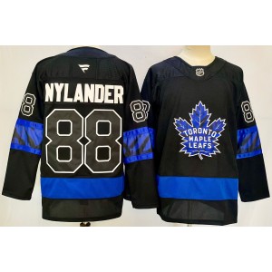NHL Leafs 88 William Nylander Black 2024 New Fanatics Men Jersey