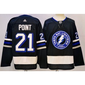 NHL Lightning 21 Point Black 2024 Stadium Series Adidas Men Jersey