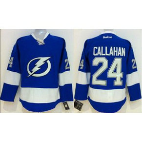 NHL Lightning 24 Ryan Callahan Royal Blue Youth Jersey