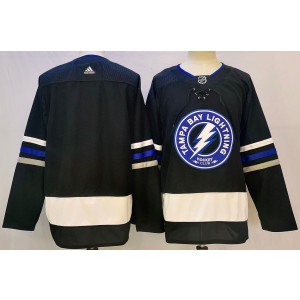 NHL Lightning Blank Black 2024 Stadium Series Adidas Men Jersey