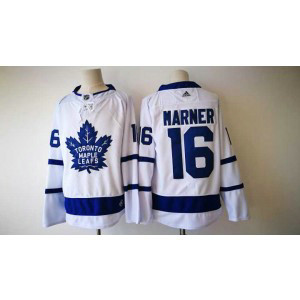 NHL Maple Leafs 16 Mitchell Marner White Adidas Men Jersey