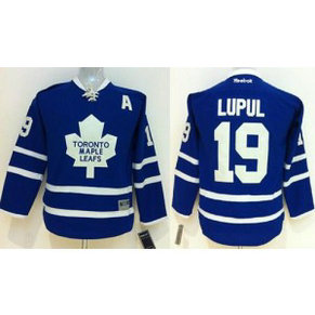 NHL Maple Leafs 19 Joffrey Lupul Blue Home Women Jersey