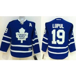 NHL Maple Leafs 19 Joffrey Lupul Blue With A Patch Youth Jersey NHL Maple Leafs 19 Joffrey Lupul Blue With A Patch Youth Jersey
