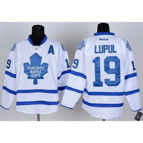 NHL Maple Leafs 19 Joffrey Lupul White Men Jersey