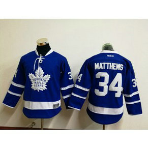NHL Maple Leafs 34 Auston Matthews 2016 Blue Reebok Youth Jersey NHL Maple Leafs 34 Auston Matthews 2016 Blue Reebok Youth Jersey