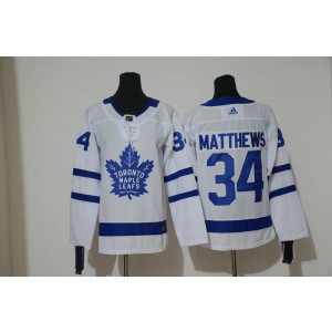 NHL Maple Leafs 34 Auston Matthews White Adidas Youth Jersey NHL Maple Leafs 34 Auston Matthews White Adidas Youth Jersey