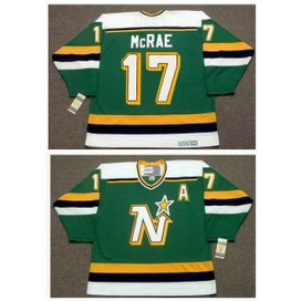 NHL Minnesota North Stars 17 BASIL McRAE 1989 Away CCM Vintage Throwback Men Jersey