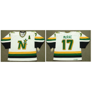 NHL Minnesota North Stars 17 BASIL McRAE 1989 CCM Vintage Throwback Men Jersey