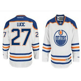 NHL Oilers 27 Milan LUCIC Road Reebok Men Jersey