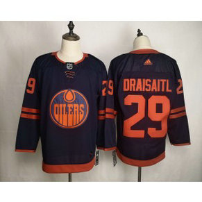 NHL Oilers 29 Leon Draisaitl Blue 50th anniversary Adidas Men Jersey NHL Oilers 29 Leon Draisaitl Blue 50th anniversary Adidas Men Jersey