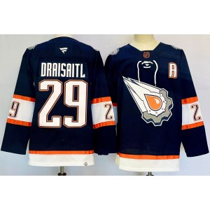 NHL Oilers 29 Leon Draisaitl Navy 2024 New Men Jersey NHL Oilers 29 Leon Draisaitl Navy 2024 New Men Jersey