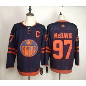 NHL Oilers 97 Connor McDavid Blue 50th anniversary Adidas Men Jersey NHL Oilers 97 Connor McDavid Blue 50th anniversary Adidas Men Jersey