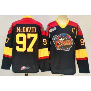 NHL Oilers 97 Connor McDavid Navy 2024 New Men Jersey