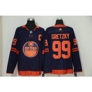 NHL Oilers 99 Wayne Gretzky Navy 50th anniversary Adidas Men Jersey NHL Oilers 99 Wayne Gretzky Navy 50th anniversary Adidas Men Jersey