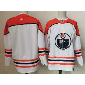 NHL Oilers Blank 2021 New Adidas Men Jersey