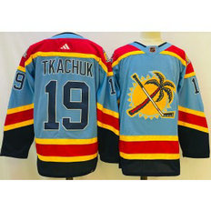 NHL Panthers 19 Tkachuk Blue 2022-23 Retro Adidas Men Jersey