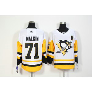 NHL Penguins 71 Evgeni Malkin White Adidas Men Jersey NHL Penguins 71 Evgeni Malkin White Adidas Men Jersey
