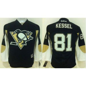 NHL Penguins 81 Phil Kessel Black Youth Jersey NHL Penguins 81 Phil Kessel Black Youth Jersey