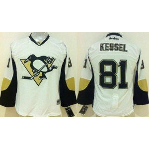 NHL Penguins 81 Phil Kessel White Youth Jersey NHL Penguins 81 Phil Kessel White Youth Jersey