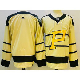 NHL Penguins Blank White 2022-23 Retro Adidas Men Jersey