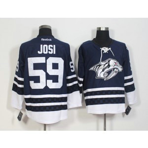 NHL Predators 59 Roman Josi Navy Reebok Men Jersey